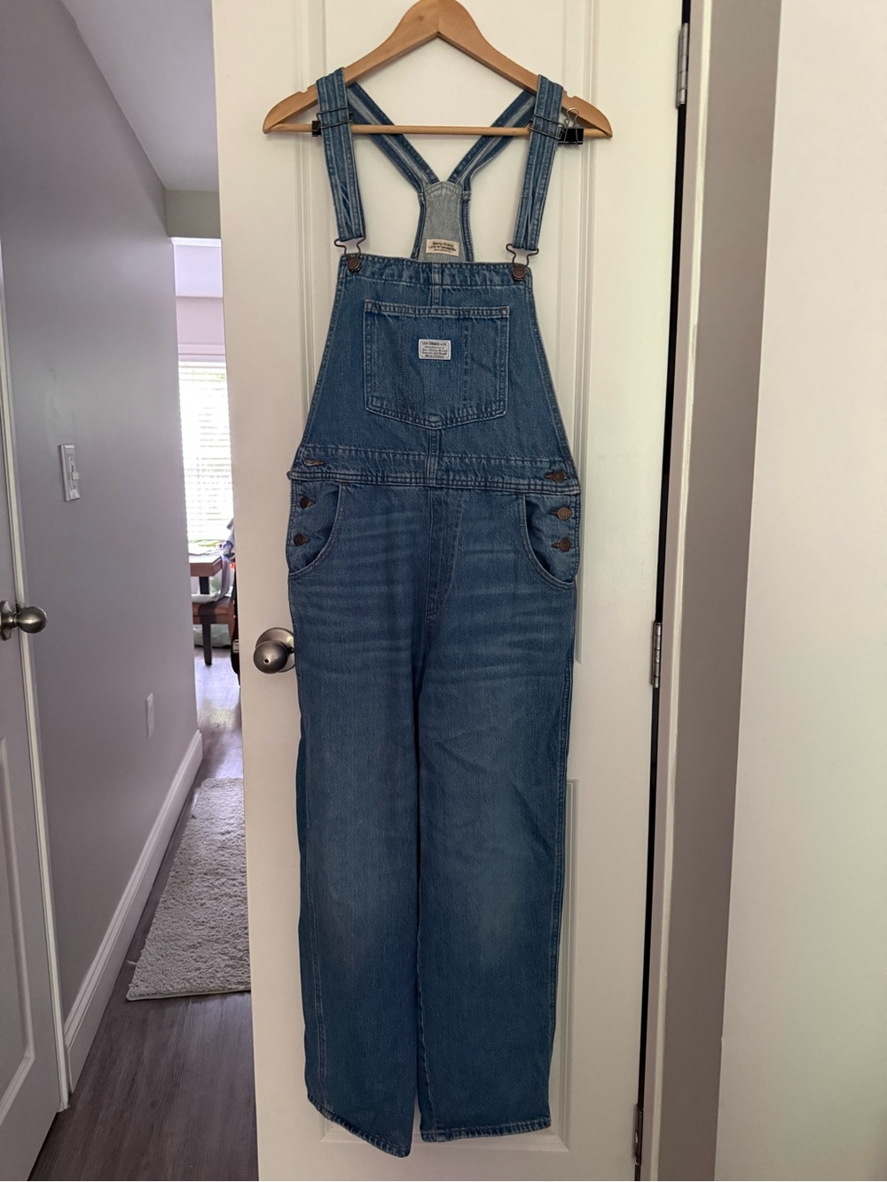Levi's Medium Blue Denim Women's Overalls